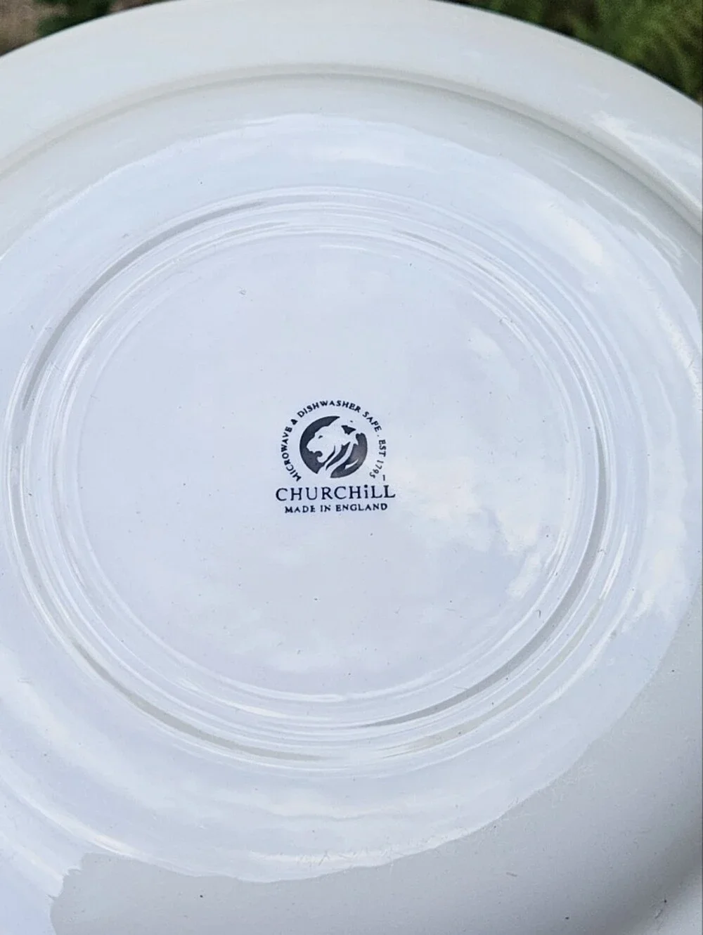 Blue Willow Dinner Plate - Classic Blue and White Churchill Made in England